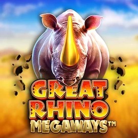 Great Rhino Megaways casino game by Pragmatic Play – featured logo at BetOnRed Casino